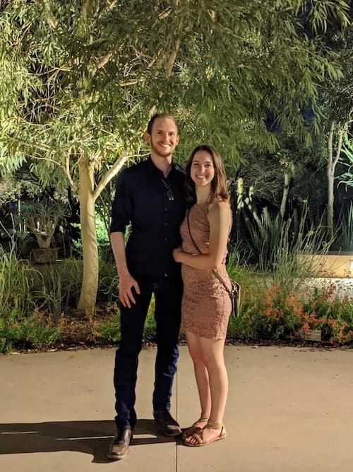 Ainsley and Drew at the Desert Botanic Gardens